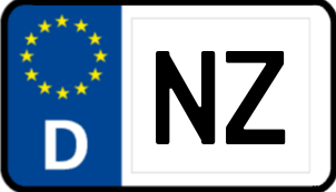 Grünes Kennzeichen NZ online bestellen