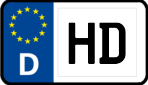 H-Kennzeichen HD online bestellen