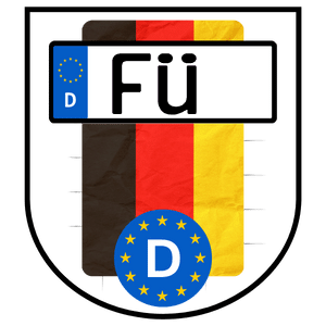 Kennzeichen FÜ für FÜrth