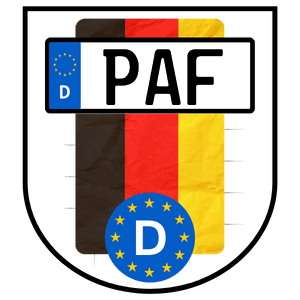 Kennzeichen PAF