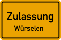 Zulassungsstelle Würselen Kennzeichen reservieren