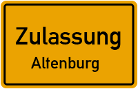 Zulassungsstelle Altenburg Kennzeichen reservieren