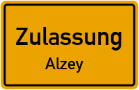 Zulassungsstelle Alzey Kennzeichen reservieren