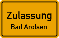 Zulassungsstelle Bad Arolsen Kennzeichen reservieren