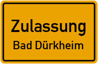 Zulassungsstelle Bad Dürkheim Kennzeichen reservieren