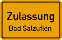 Zulassungsstelle Bad Salzuflen Kennzeichen reservieren