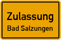 Zulassungsstelle Bad Salzungen Kennzeichen reservieren