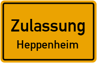 Zulassungsstelle Heppenheim Kennzeichen reservieren