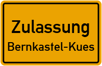 Zulassungsstelle Bernkastel-Kues Kennzeichen reservieren