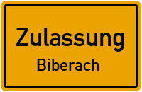 Zulassungsstelle Biberach Kennzeichen reservieren