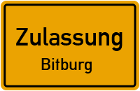 Zulassungsstelle Bitburg Kennzeichen reservieren