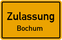 Zulassungsstelle Bochum Kennzeichen reservieren