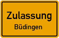 Zulassungsstelle Büdingen Kennzeichen reservieren