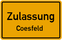 Zulassungsstelle Coesfeld Kennzeichen reservieren