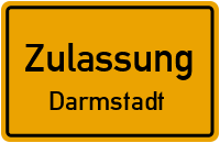 Zulassungsstelle Darmstadt Kennzeichen reservieren