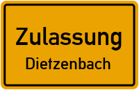 Zulassungsstelle Dietzenbach Kennzeichen reservieren