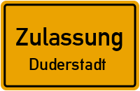 Zulassungsstelle Duderstadt Kennzeichen reservieren