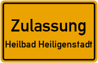 Zulassungsstelle Heilbad Heiligenstadt Kennzeichen reservieren