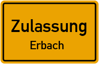 Zulassungsstelle Erbach Kennzeichen reservieren