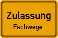 Zulassungsstelle Eschwege Kennzeichen reservieren