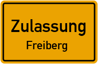 Zulassungsstelle Freiberg Kennzeichen reservieren