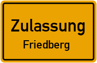 Zulassungsstelle Friedberg Kennzeichen reservieren