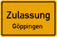 Zulassungsstelle Göppingen Kennzeichen reservieren