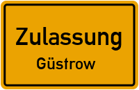 Zulassungsstelle Güstrow Kennzeichen reservieren