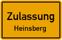 Zulassungsstelle Heinsberg Kennzeichen reservieren