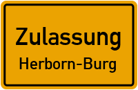 Zulassungsstelle Herborn-Burg Kennzeichen reservieren