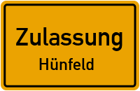 Zulassungsstelle Hünfeld Kennzeichen reservieren