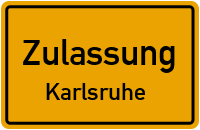 Zulassungsstelle Karlsruhe Kennzeichen reservieren