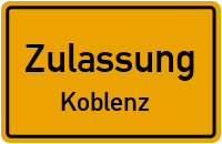 Zulassungsstelle Koblenz Kennzeichen reservieren