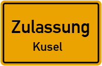 Zulassungsstelle Kusel Kennzeichen reservieren