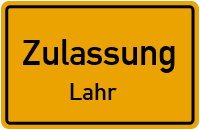 Zulassungsstelle Lahr Kennzeichen reservieren