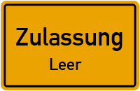 Zulassungsstelle Leer Kennzeichen reservieren