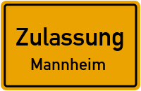 Zulassungsstelle Mannheim Kennzeichen reservieren