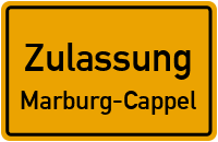 Zulassungsstelle Marburg-Cappel Kennzeichen reservieren