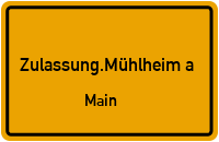 Zulassungsstelle Mühlheim a.Main Kennzeichen reservieren