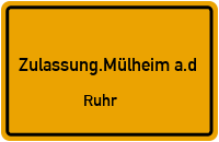 Zulassungsstelle Mülheim a.d.Ruhr Kennzeichen reservieren