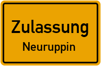 Zulassungsstelle Neuruppin Kennzeichen reservieren