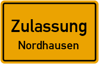 Zulassungsstelle Nordhausen Kennzeichen reservieren