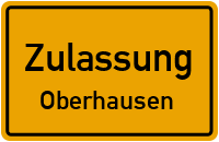 Zulassungsstelle Oberhausen Kennzeichen reservieren