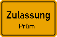 Zulassungsstelle Prüm Kennzeichen reservieren