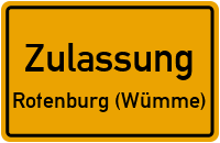 Zulassungsstelle Rotenburg (Wümme) Kennzeichen reservieren