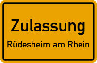 Zulassungsstelle Rüdesheim am Rhein Kennzeichen reservieren