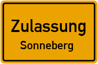 Zulassungsstelle Sonneberg Kennzeichen reservieren