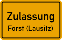 Zulassungsstelle Forst (Lausitz) Kennzeichen reservieren