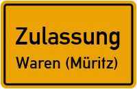 Zulassungsstelle Waren (Müritz) Kennzeichen reservieren