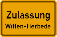 Zulassungsstelle Witten-Herbede Kennzeichen reservieren